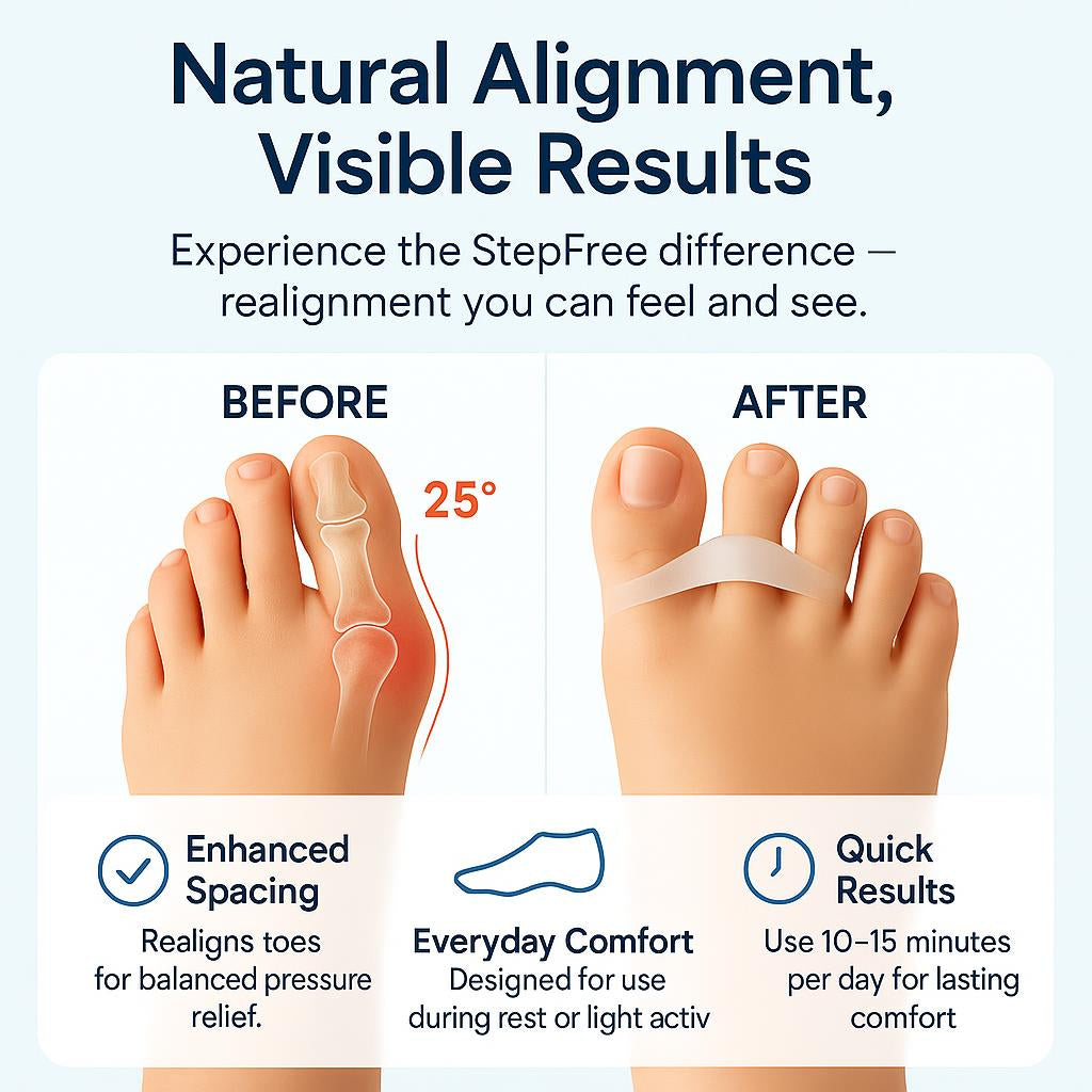 StepFree Silicone Realignment Device